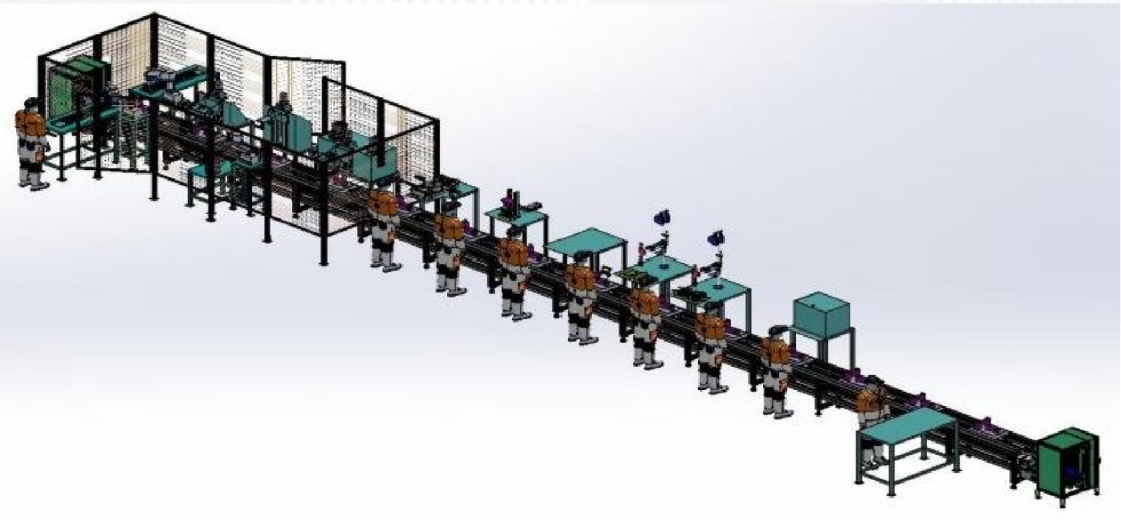 Решение для сборочной линии подголовников BMW G68: интеллектуальная, безопасная и эффективная производственная линия